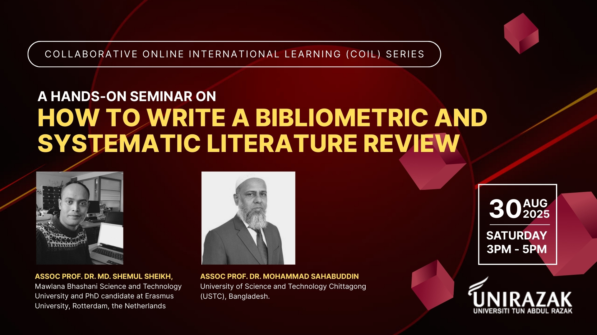 A Hands-on Seminar on How to Write a Bibliometric and Systematic Literature Review